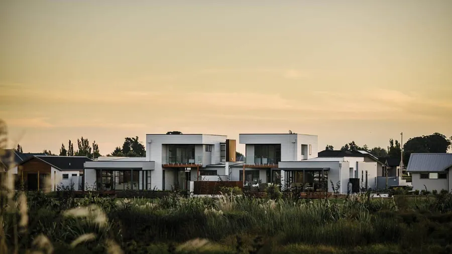 James Hardie cladding on a contemporary architectural home
