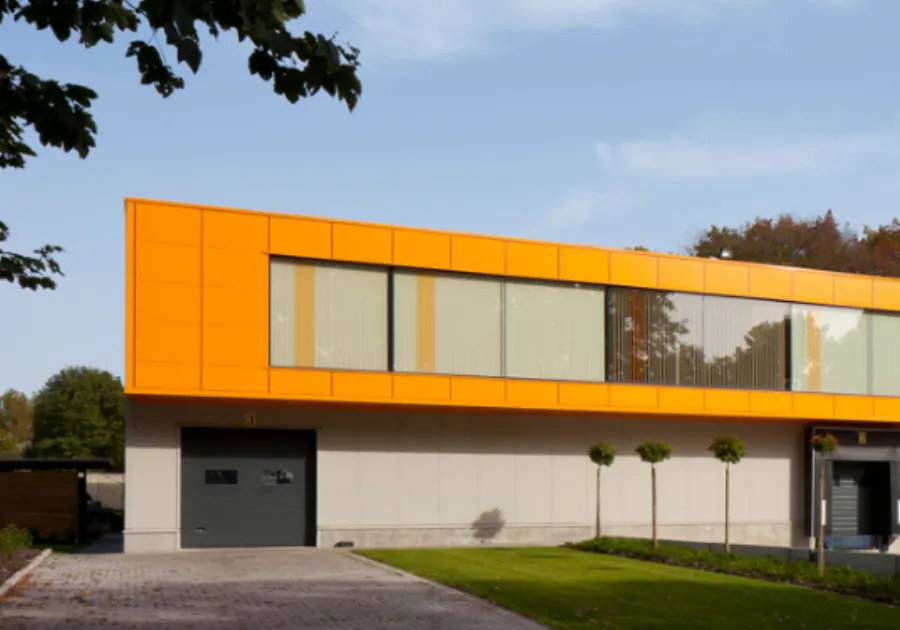 Kingspan insulated facade panel system on a building envelope