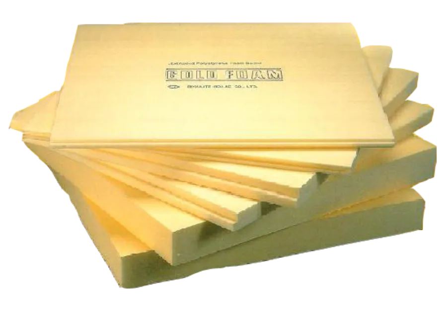 Extruded polystyrene (XPS) rigid foam board insulation