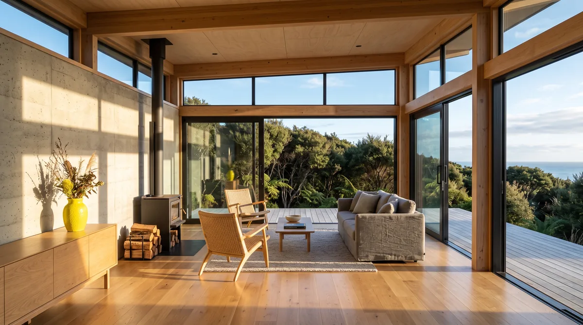 Designing for the Nelson Tasman Sun: Orientation and Passive Solar. A Site & Region guide from Ecotectural Home Builders, Nelson Tasman.