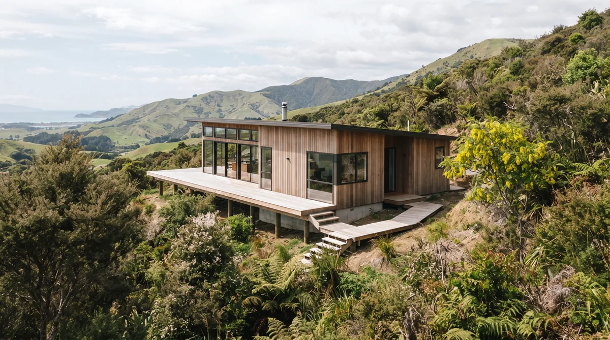Reading Your Site: Sun, Wind, Slope, Views and Access. A The Design Process guide from Ecotectural Home Builders, Nelson Tasman.