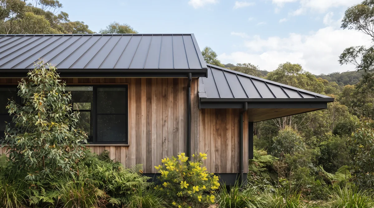 Roofing for a High-Performance Home: Long-Run, Standing Seam and More. A Materials & High-Performance Systems guide from Ecotectural Home Builders, Nelson Tasman.