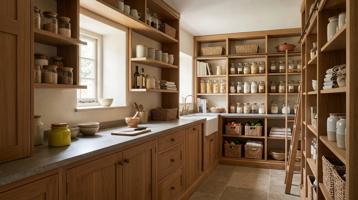 Scullery and Pantry Design: The Hardest-Working Rooms. A Rooms & Spaces guide from Ecotectural Home Builders, Nelson Tasman.