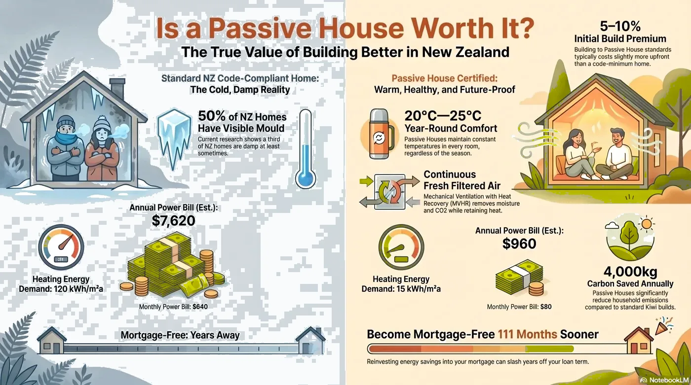 Is a Passive House Worth It in New Zealand? infographic
