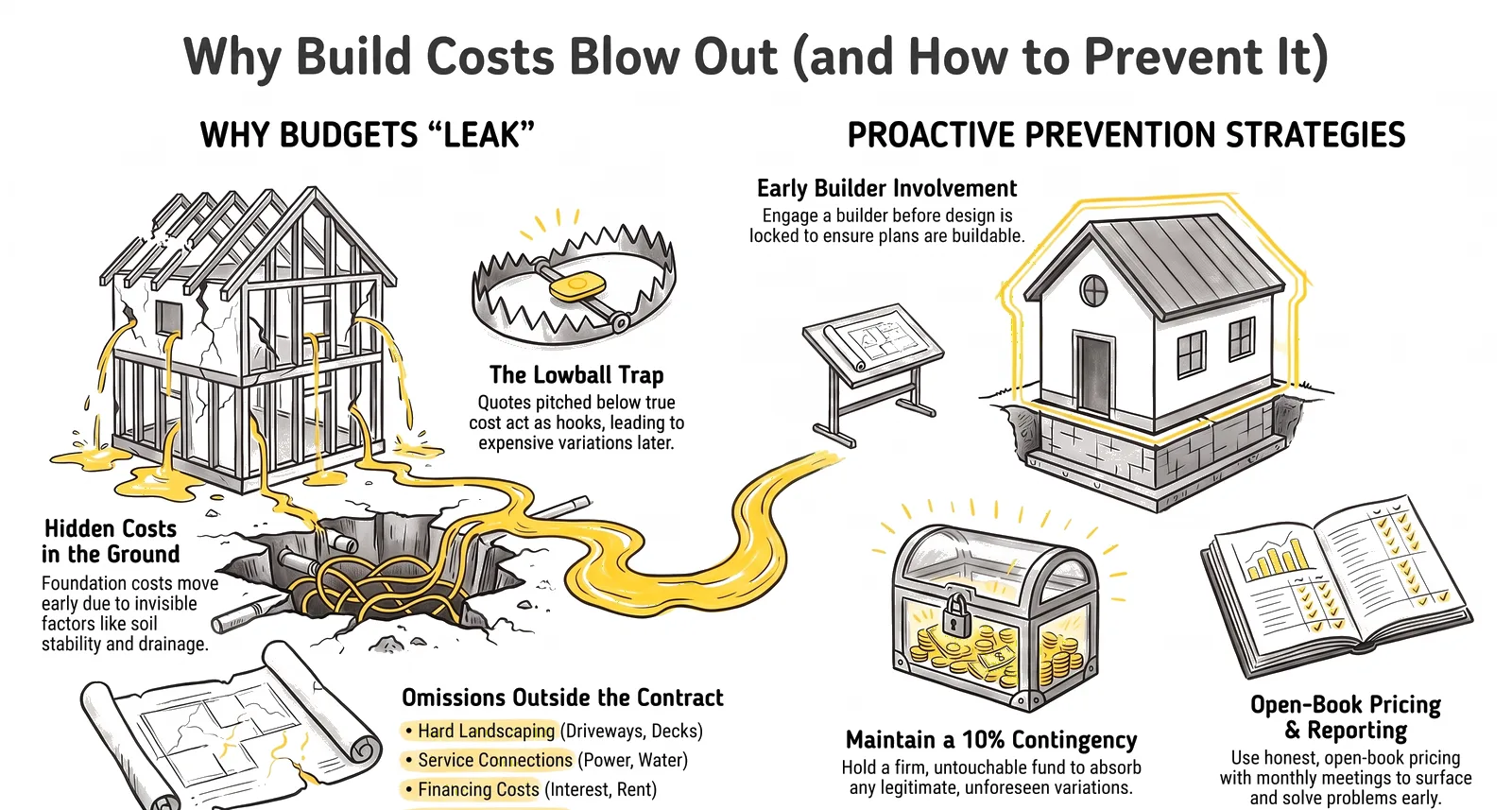 Why Build Costs Blow Out, and How to Prevent It infographic