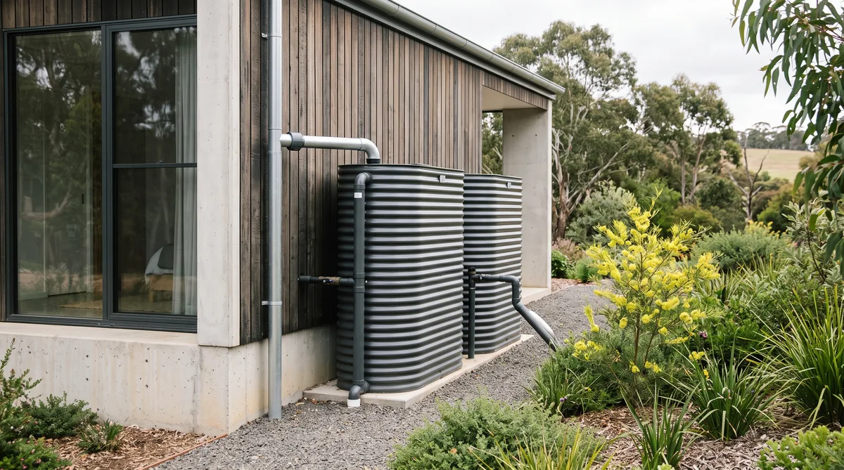 Rainwater Tanks and Water Supply on a Rural Build