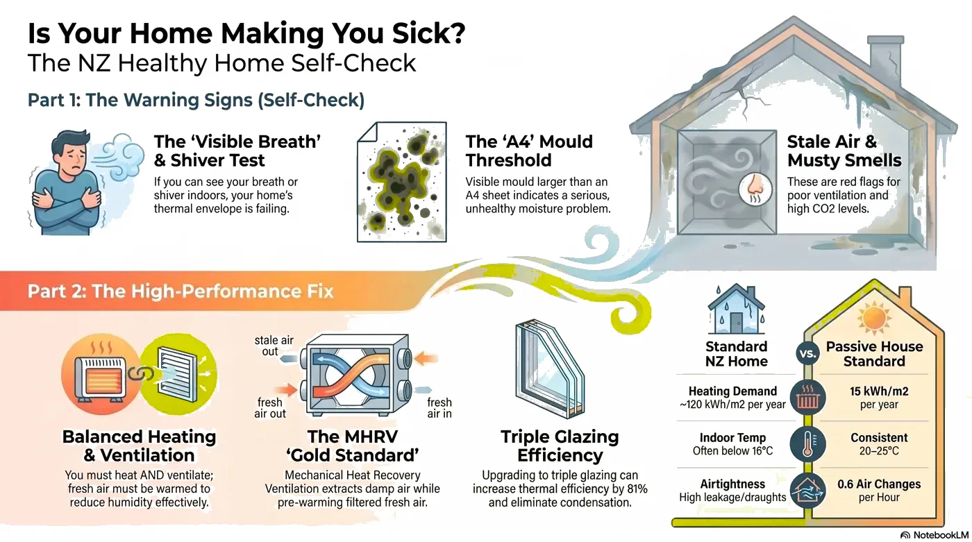 Is Your Home Making You Sick? An Indoor-Air and Health Self-Check infographic