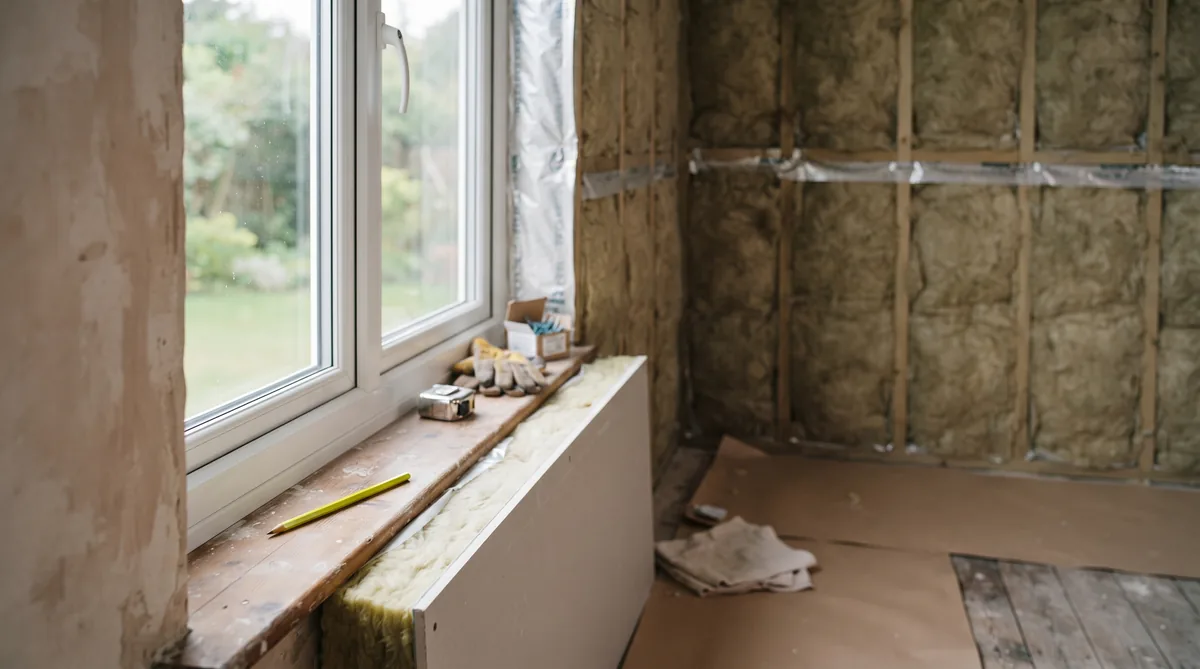 Retrofitting Insulation and Double Glazing to an Existing Home